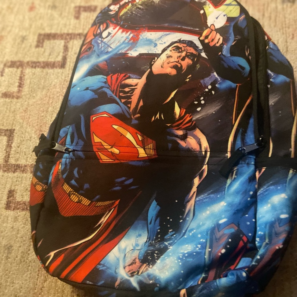 Dc Comic Superman Superman  18 Inch labtop Backpack
